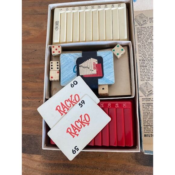 Vintage Milton Bradley Racko Game - Original Box 1961 - Picture 5 of 9